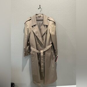 VTG Worthington Trench Coat With Detachable Thermolite Liner Sz 24W NWT